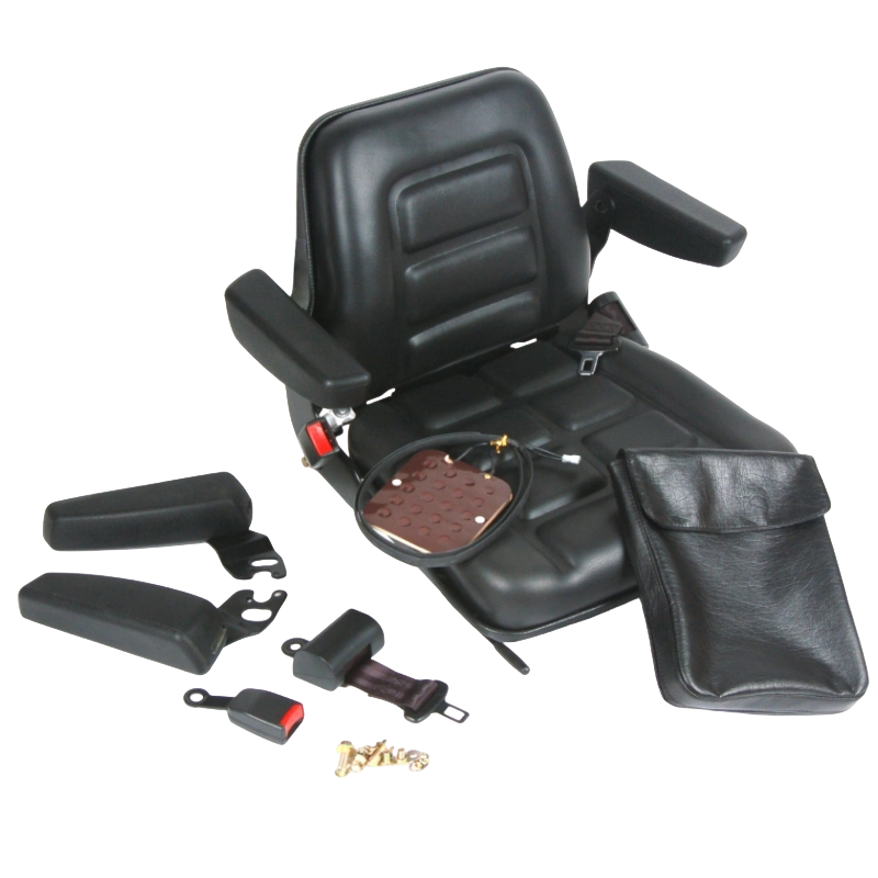 BF1-1 Tartós, Ergonomikus Tanúsítvánnyal rendelkező targoncaülés belsőégésű targoncákhoz fekete vinillal