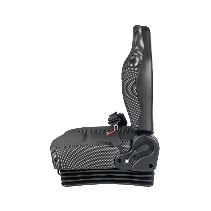 BF6-3 EN13490 IT1 tanúsítvánnyal rendelkező tolóoszlopos targonca ülés visszahúzható biztonsági övvel és lengéscsillapítóval és OPS kapcsolóval lítium akkumulátoros targoncákhoz Kompatibilis a Hyster,Jungheinrich termékkel