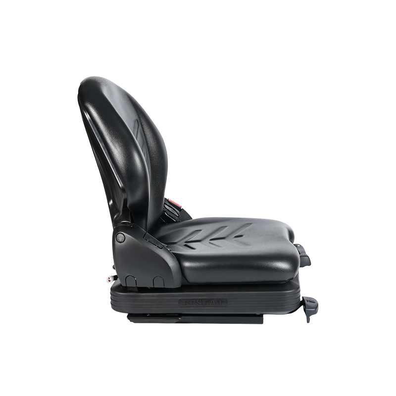 BF16 alacsony profilú vinil csere, mechanikus felfüggesztésű ülés anyagmozgató targoncákhoz - fekete, EN13490 IT1+IT2