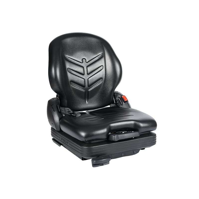 BF16 alacsony profilú vinil csere, mechanikus felfüggesztésű ülés anyagmozgató targoncákhoz - fekete, EN13490 IT1+IT2