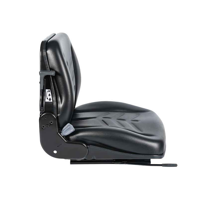 BF8-4 Megbízható félrugalmas ülés repülőtéri vontatóhoz mechanikus felfüggesztéssel és 15°-os háttámlával