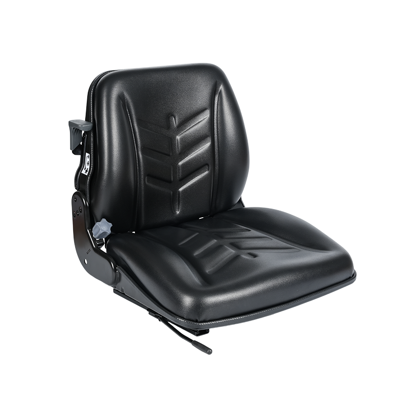 BF8-4 Megbízható félrugalmas ülés repülőtéri vontatóhoz mechanikus felfüggesztéssel és 15°-os háttámlával